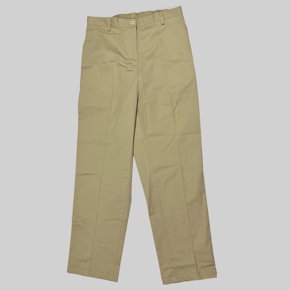 Lands's End Straight Fit Pants, Women's Size 8, Khaki